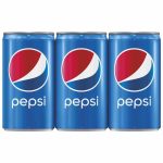 Pepsi Soda, Mini Cans, 7.5 Ounce (Pack of 10) - Image 4